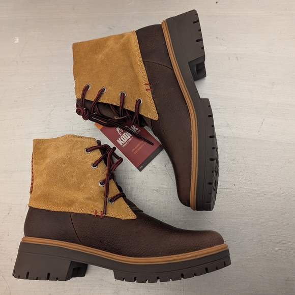NWT Kodiak Atlin Boots Premium Waterproof Leather & Suede Comfort SZ 7 W - Picture 7 of 12
